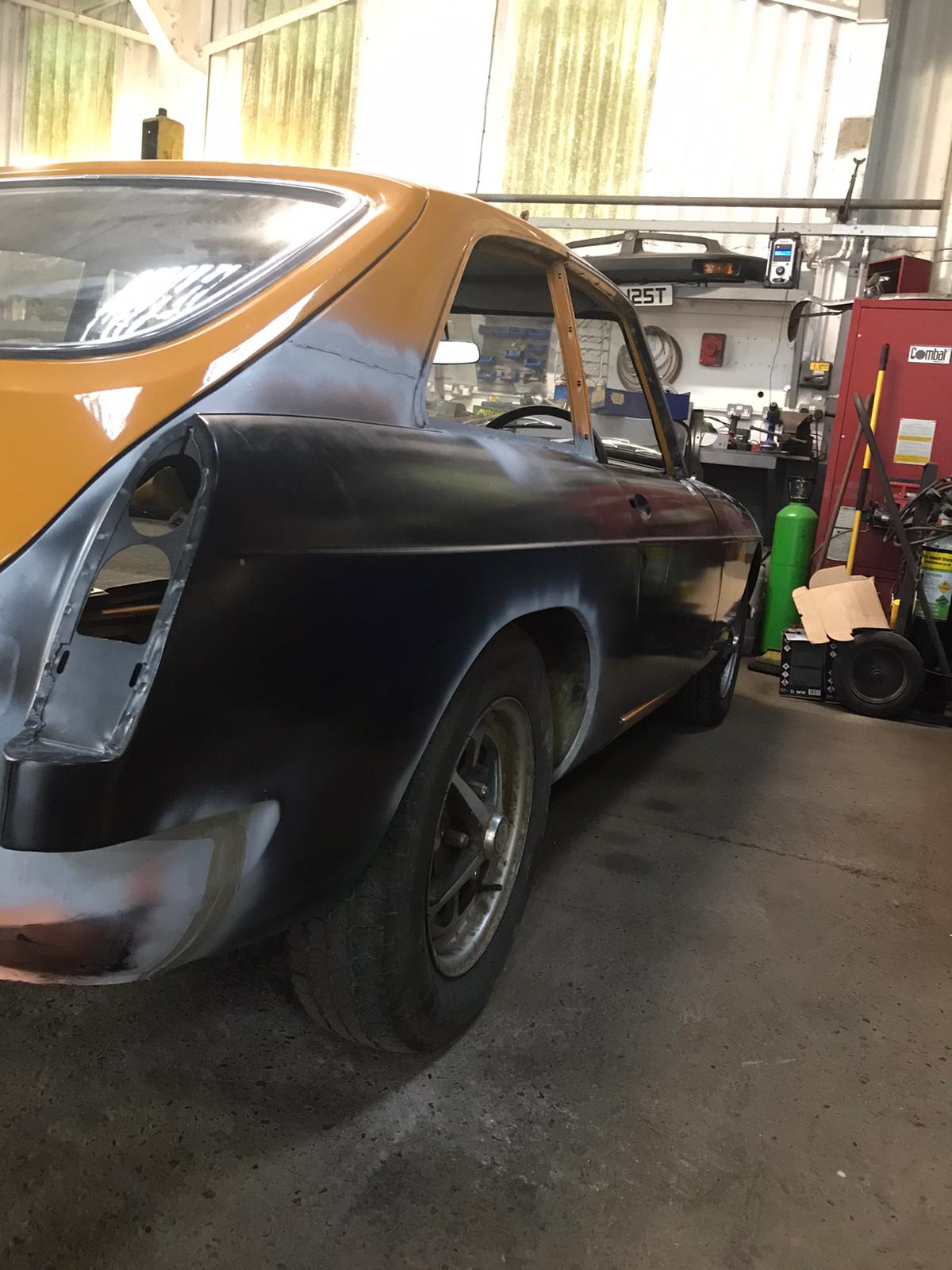 Repairs to a rare automatic MGB GT